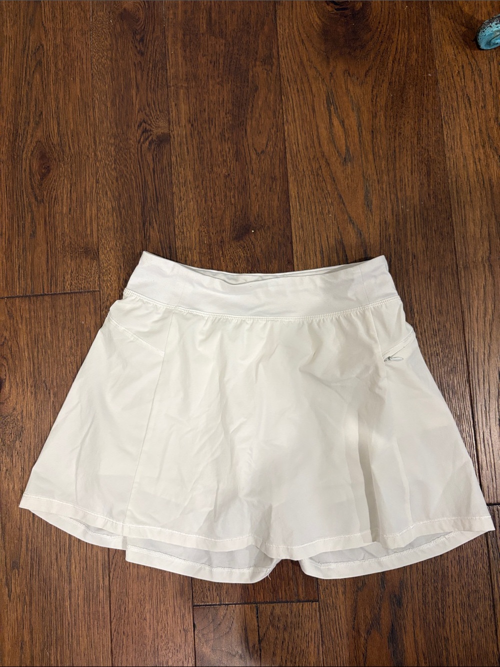 Kids White Active Skort - Lightweight Athletic Shorts